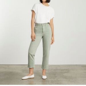 Everlane Organic Cotton Way High Slim Pants